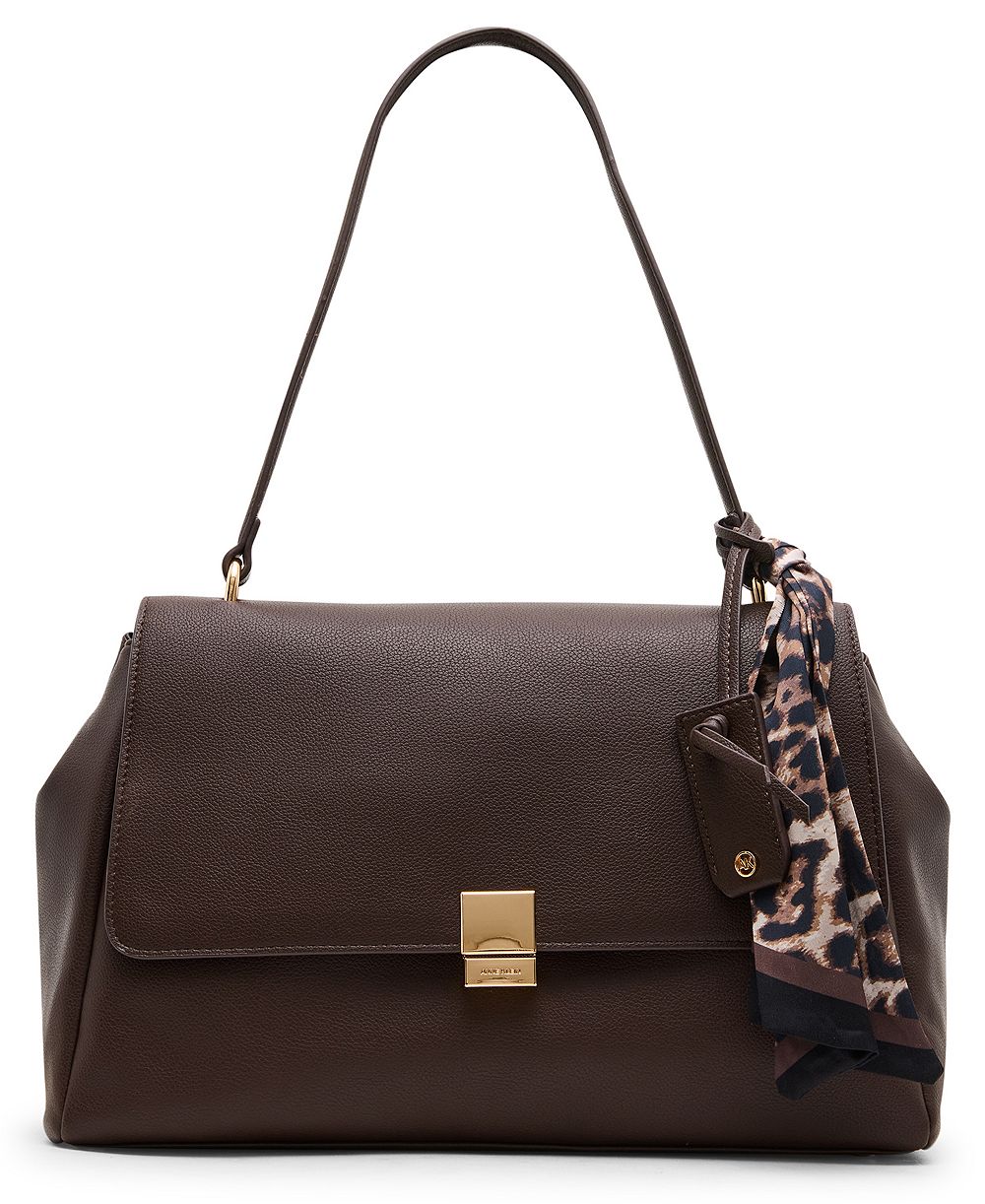 Anne Klein Flap with Scarf Medium Shoulder Handbag