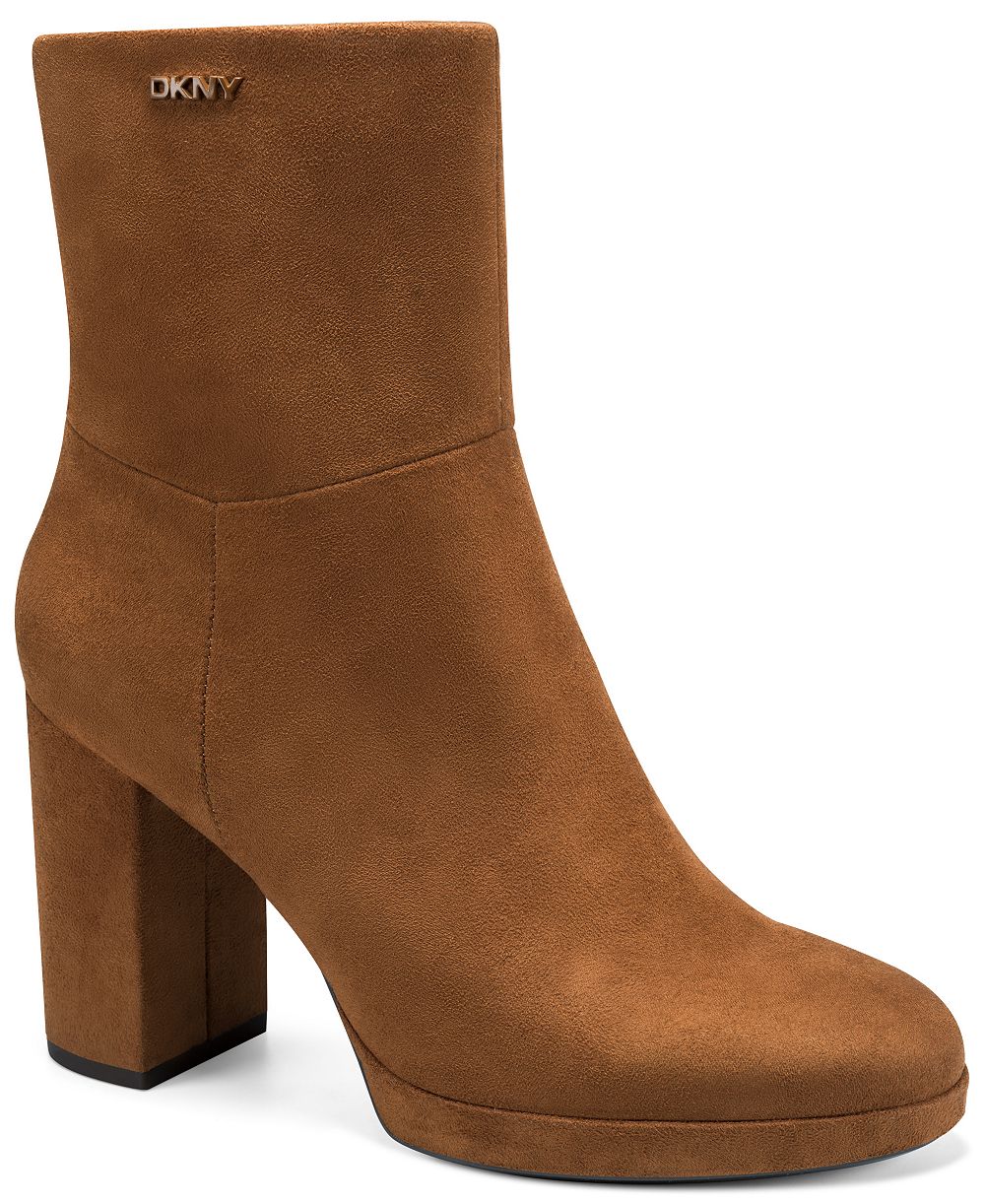 DKNY Women's Denisa Heeled Zipper Booties