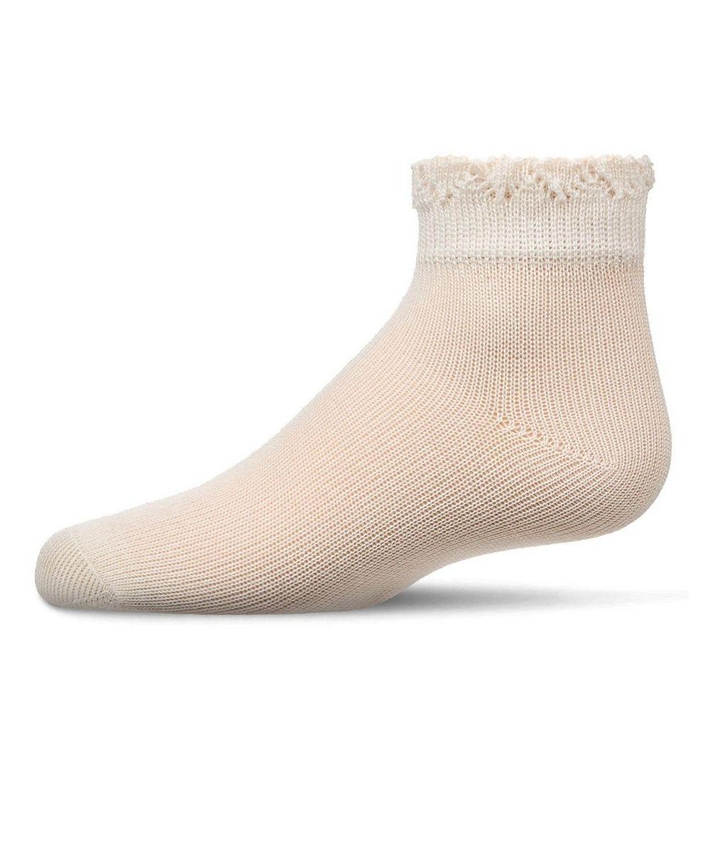 MeMoi Детские носочки MeMoi Baby Girls Crochet Ruffle-Trim хлопок