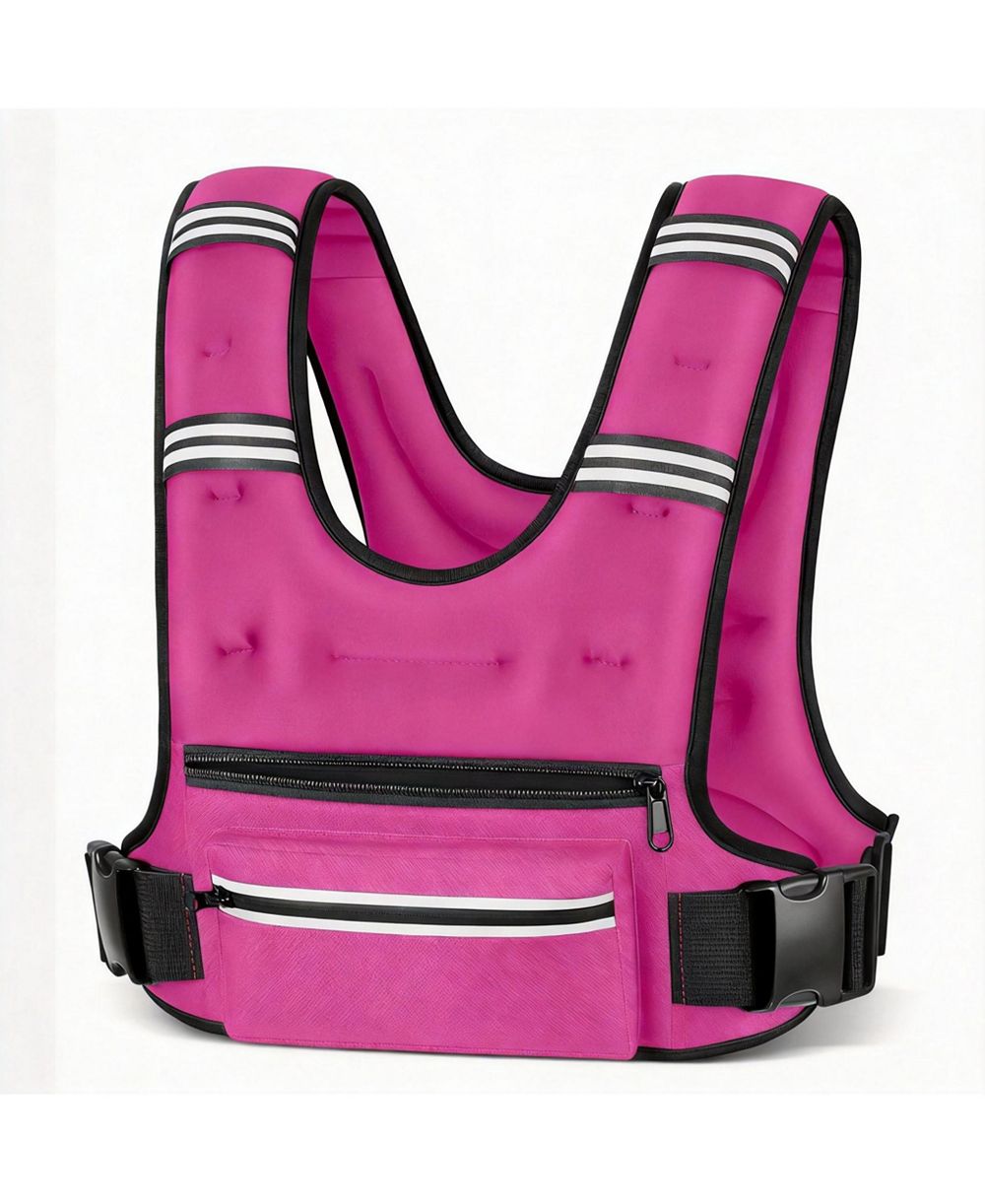 AOFAR Weighted Vest Adjustable Straps Reflective Running Workout
