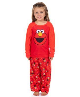 Комплект пижамы Sesame Street Elmo для девочек-подростков, 2 части, длинный рукав