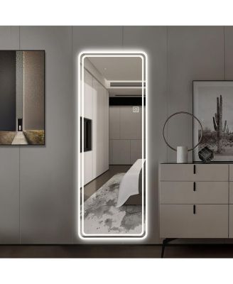 LAOTIES LED Full Length Mirror with Lights, Dimmable