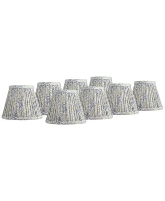 Комплект сменных абажуров Springcrest Nelle 3 1/2" Top x 6" Bottom x 5" High x 5" Slant Print, 8 шт.
