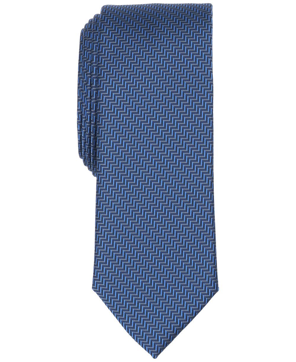 Мужской узкий галстук Bar III Chevron Pattern