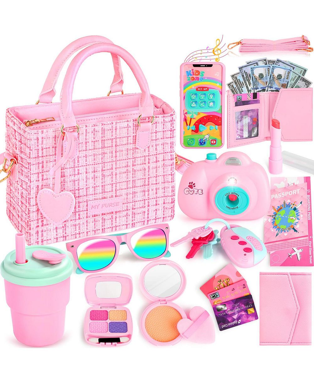 Детская сумочка GNUADZ Pretend Makeup Toy Princess Gift Toddler Girl Play Set