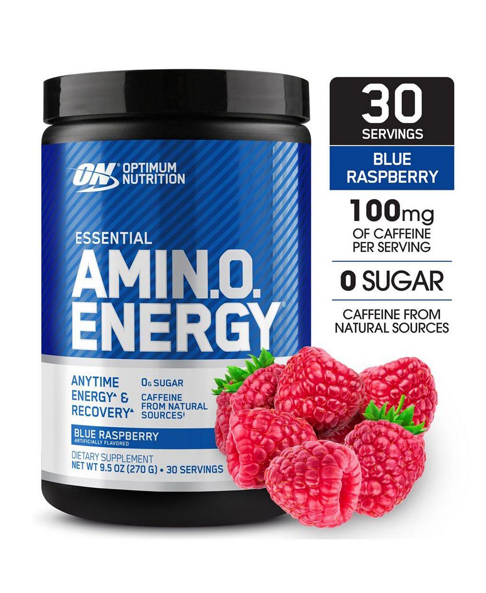 Optimum Nutrition Amino Energy, Raspberry, 30 порций