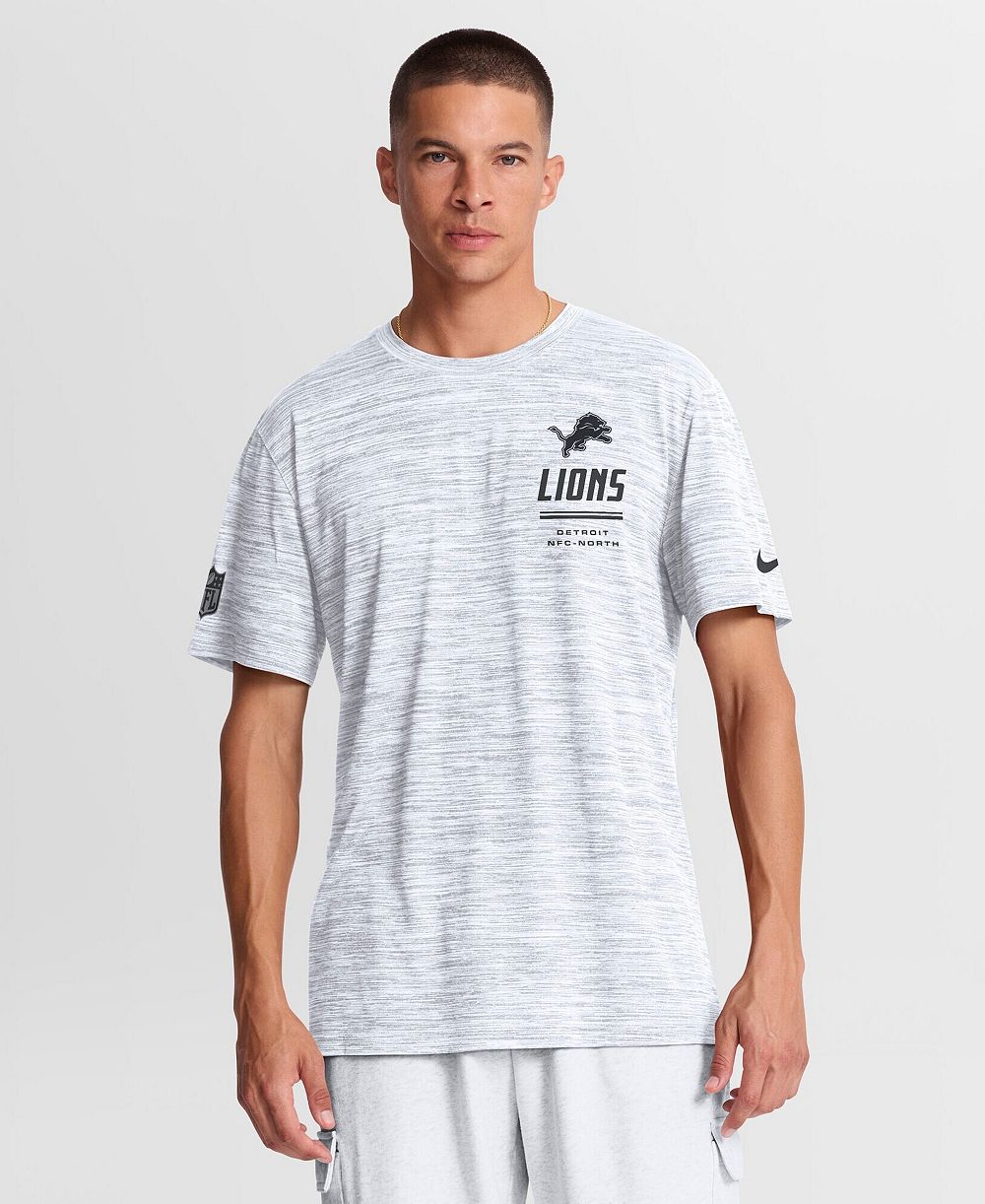 Мужская футболка Nike White Detroit Lions Dri-FIT