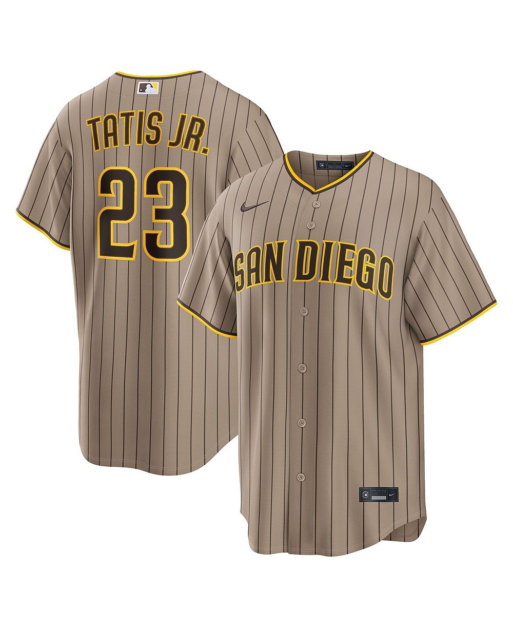 Мужская джерси Nike Fernando Tatis Jr. Sand San Diego Padres Alternate Replica