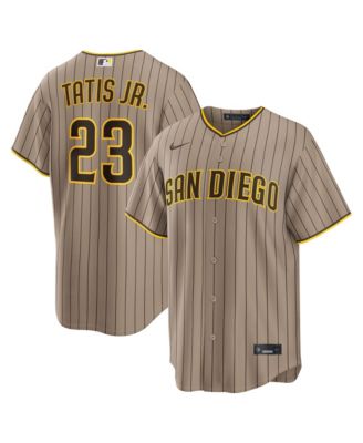 Nike Men's Fernando Tatis Jr. Sand San Diego Padres Alternate Replica Jersey