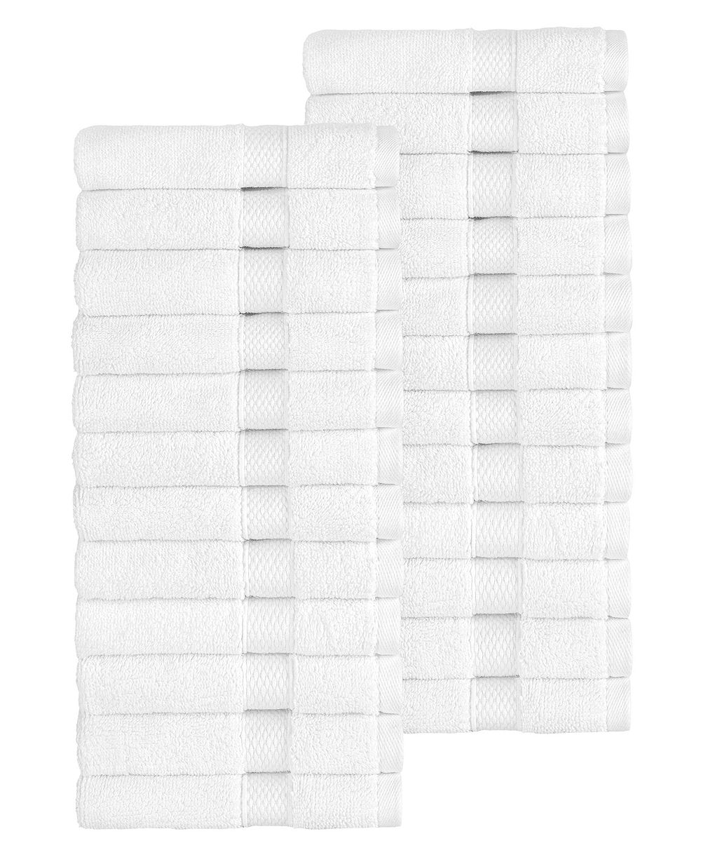 Linum Home Textiles Anovia Turkish Cotton 24-Piece Washcloth Set