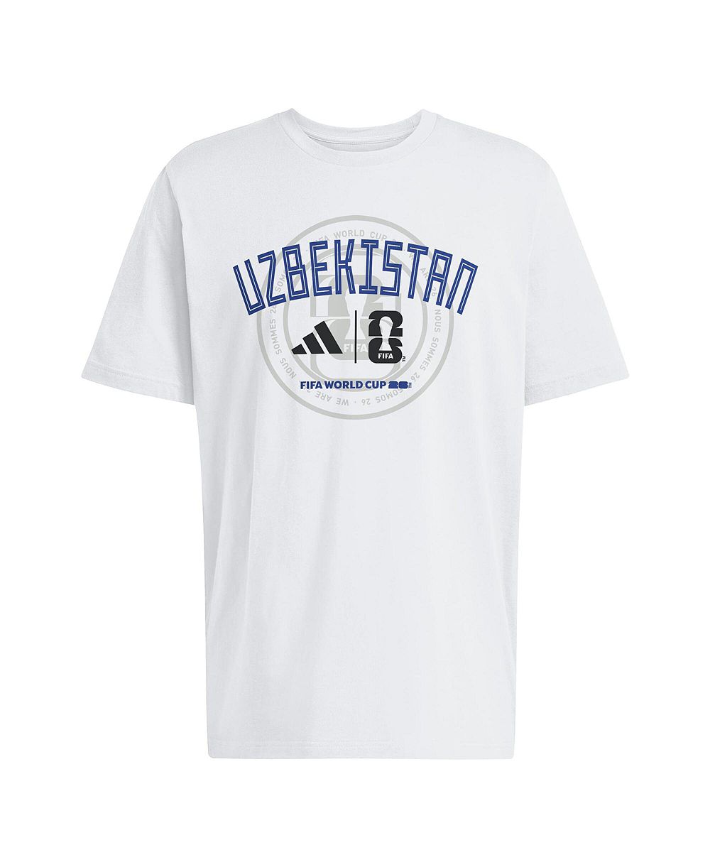 Adidas Men's White Uzbekistan National Team 2026 FIFA World Cup Qualifier T-Shirt