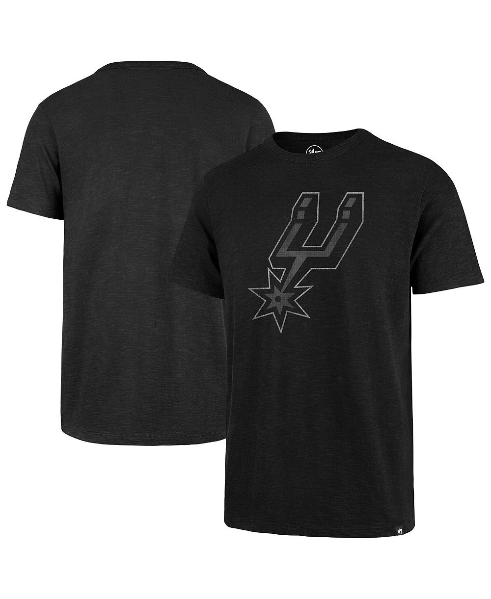 '47 Brand Мужская черная футболка San Antonio Spurs Grit Scrum