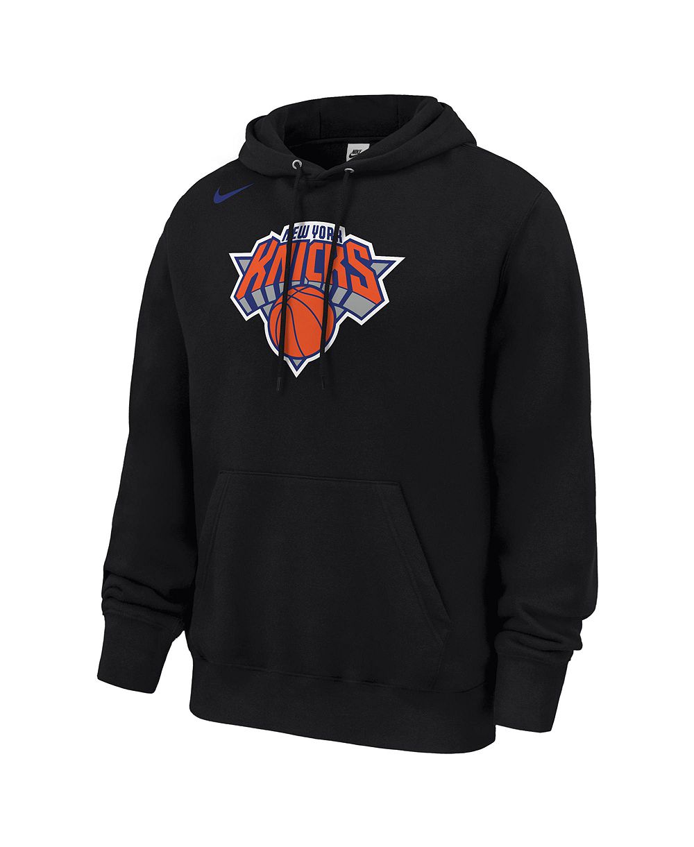 Мужское худи Nike Black New York Knicks Club Fleece