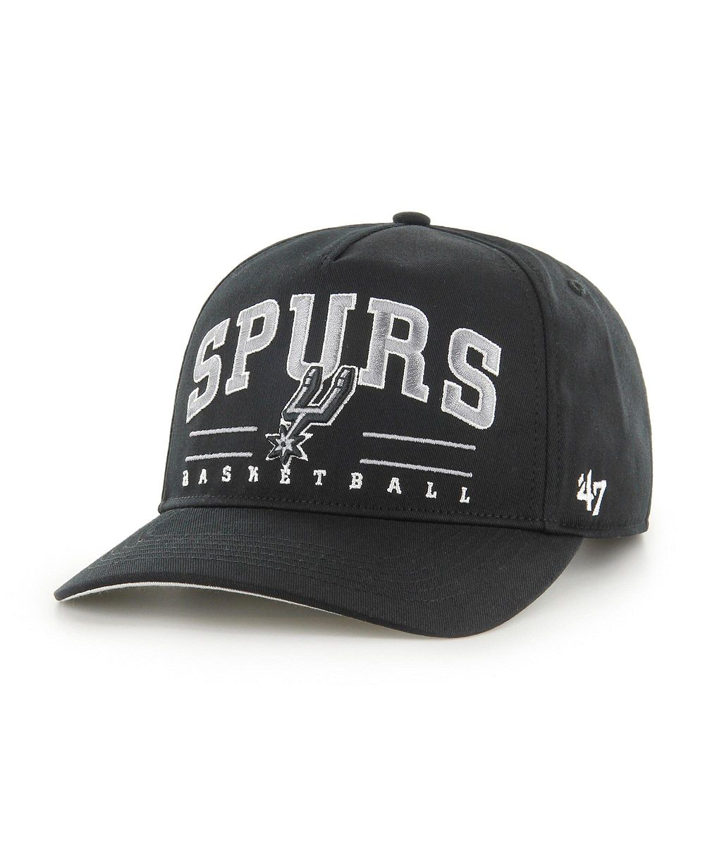 '47 Brand Men's Black San Antonio Spurs Roscoe Hitch Adjustable Hat