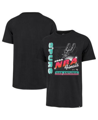 Мужская футболка '47 Brand Black San Antonio Spurs 2026 NBA Finals Franklin Fiesta