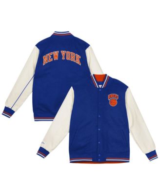 Mitchell & Ness Baby Boys and Girls Mitchell Ness Blue New York Knicks Varsity Heavyweight Full-Snap Jacket