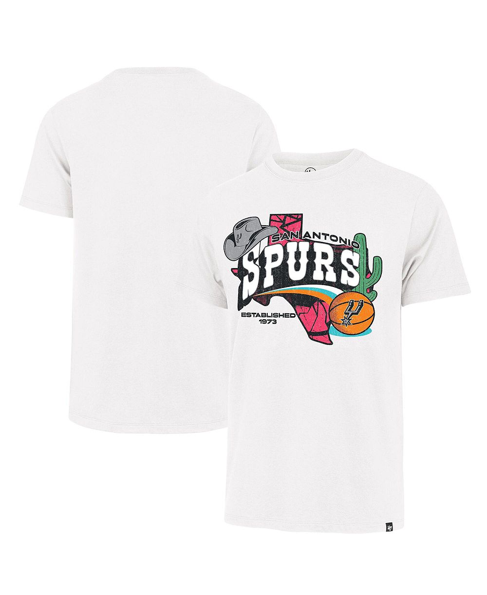 Мужская футболка '47 Brand San Antonio Spurs Big & Tall Franklin, белая