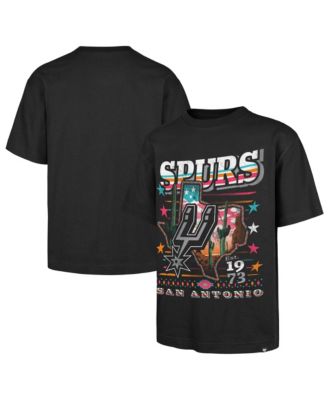 Мужская футболка '47 Brand Black San Antonio Spurs Big & Tall State Of Texas Franklin T-Shirt