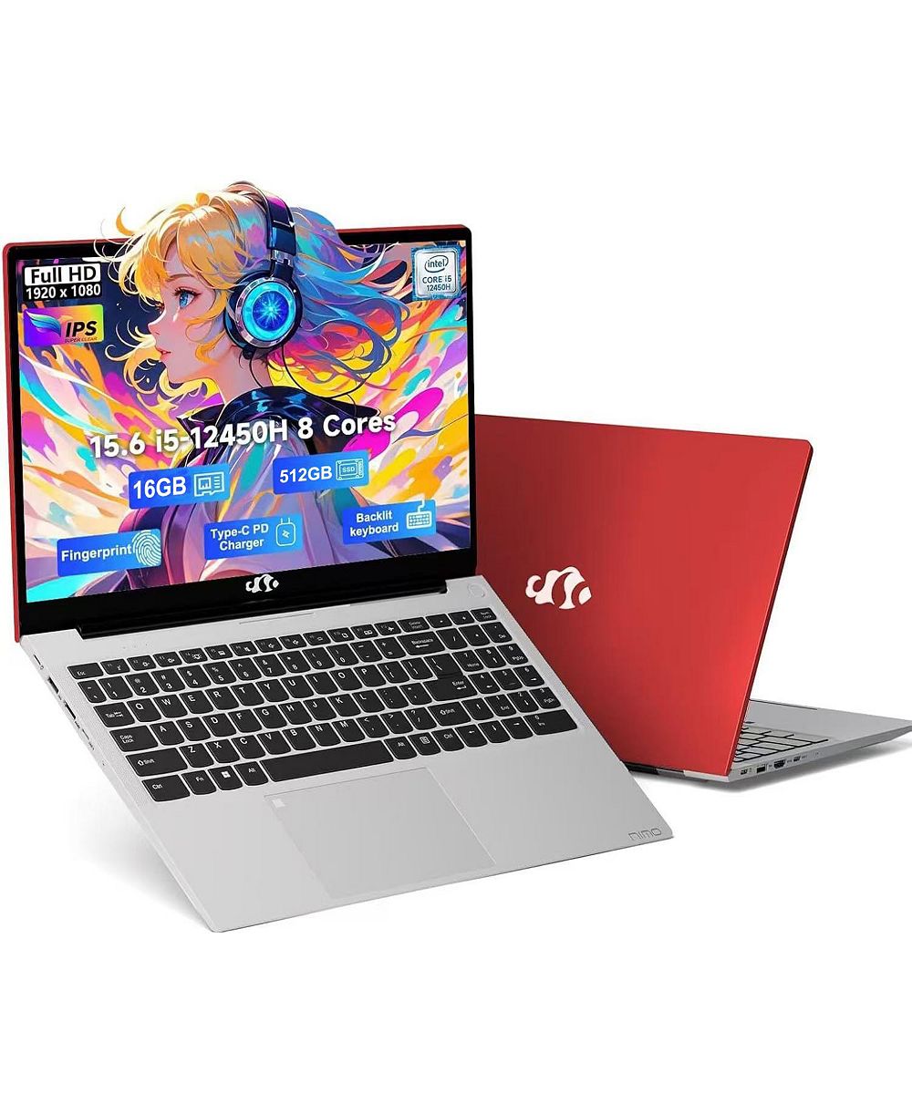 NIMO ноутбук с процессором Intel Core i5-12450H, экран 15.6" FHD IPS
