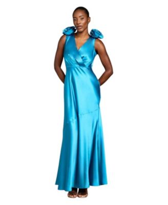Женское макси-платье Coast Corsage Satin V-Neck