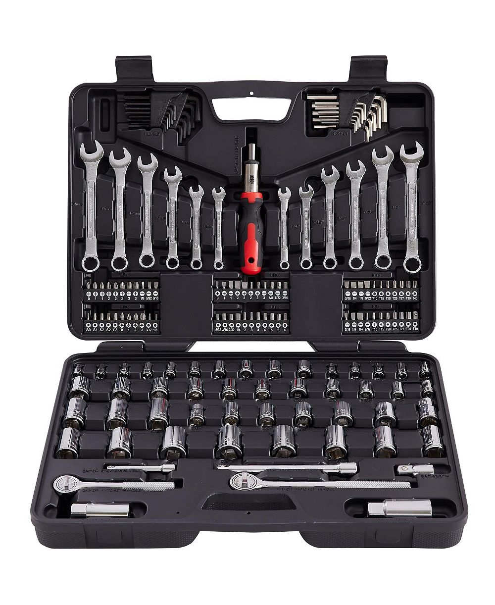 XDOVET Socket Wrench Tool Set 161-Piece SAE Metric Automotive Repair Kit