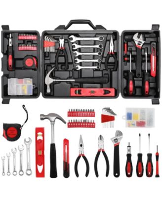 XDOVET 147-Piece Tool Set Home Repair Kit with Storage Box Adjustable Wrench Pliers