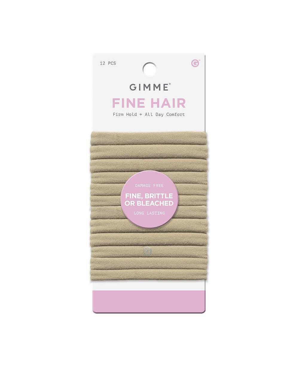 Gimme Beauty Эластичные резинки для тонких волос, 12 шт.
