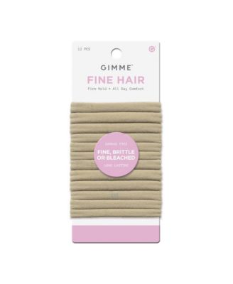 Gimme Beauty Эластичные резинки для тонких волос, 12 шт.