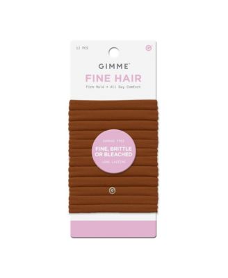 Gimme Beauty эластичные резинки для тонких волос, 12 шт