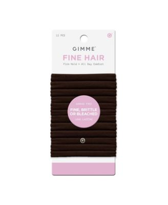 Gimme Beauty эластичные резинки для тонких, ломких или осветленных волос, 12 шт