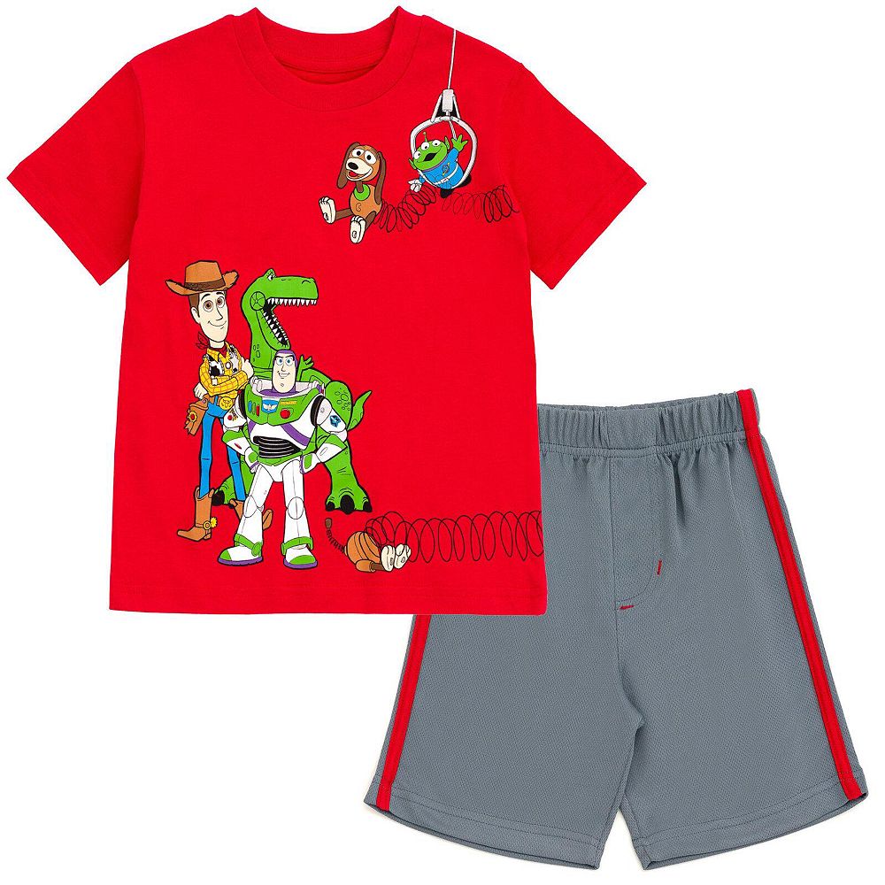 Детский спортивный комплект из футболки и шорт для мальчиков 2T-5T Toy Story
