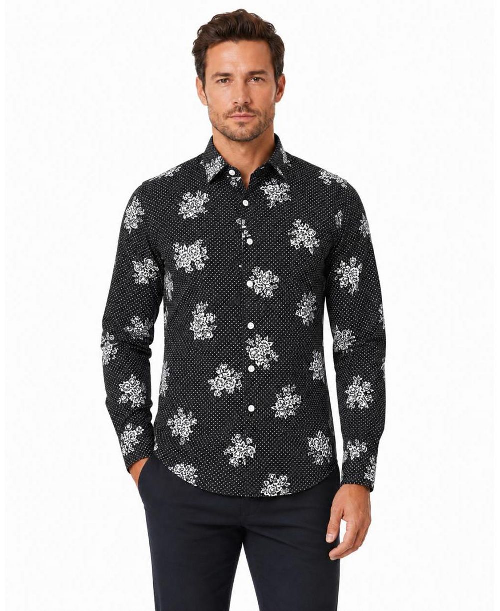 Elie Balleh Мужская рубашка Slim Fit Button-Down