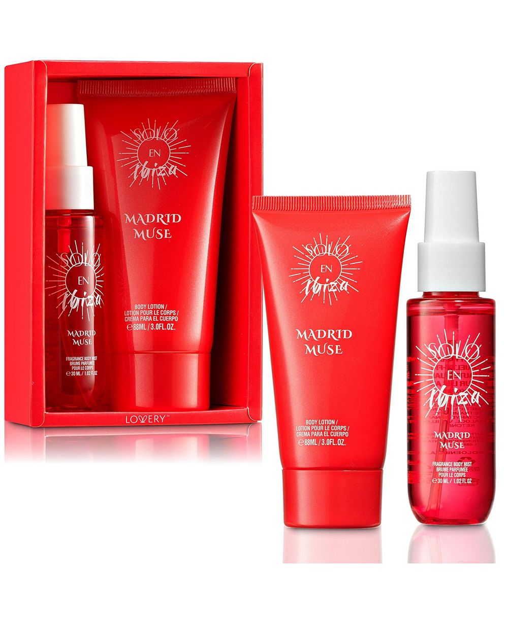 Lovery 2-Pc. Solo En Ibiza Madrid Muse Body Mist And Lotion Gift Set