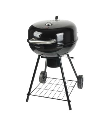 Grill Boss 22" Kettle Charcoal Grill, Porcelain Lid, Large Cooking Area