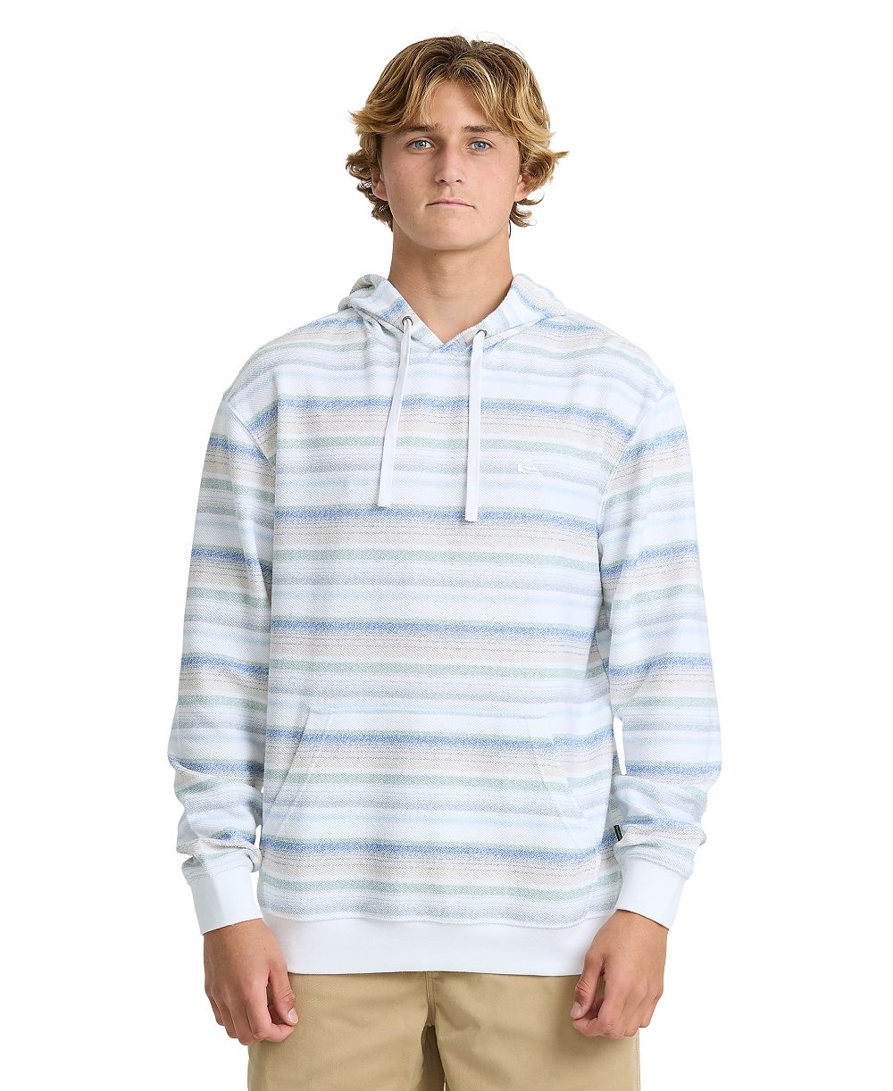 Quiksilver Men's Great Otway Striped Poncho Sweatshirt