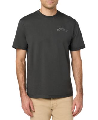 Hudson Jeans Men's Chest Logo Graphic Detail Crewneck T-Shirt