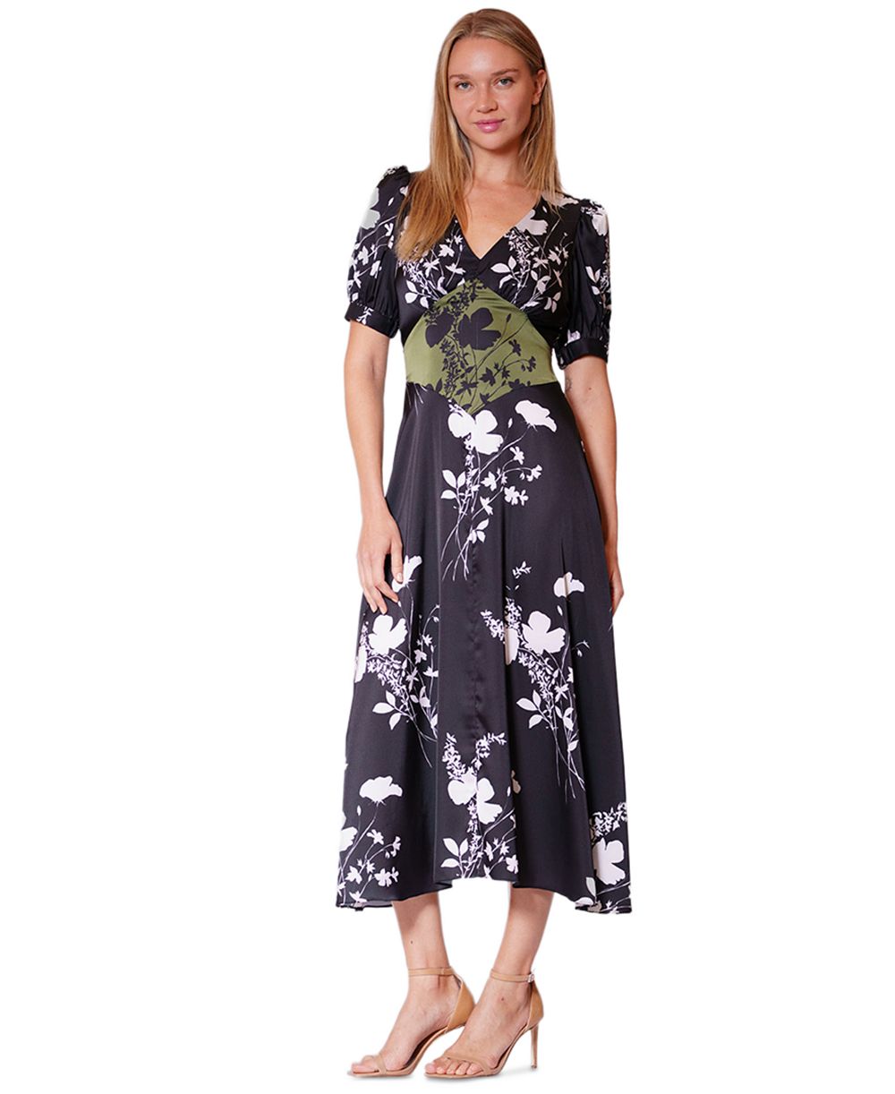 julia jordan Женский Short-Sleeve Midi Dress