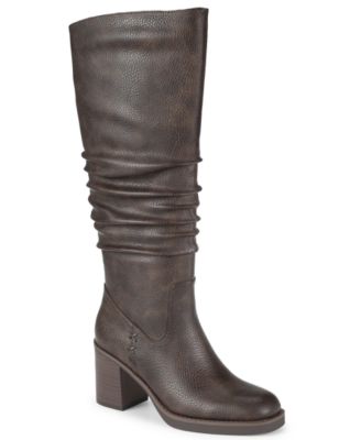Baretraps Women's Gingee Zipper Tall Square Toe Boots