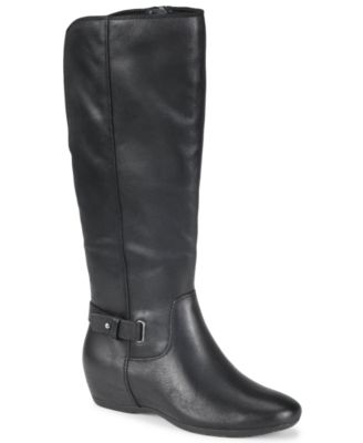 Baretraps Women's Paullina Zipper Tall Round Toe Boots