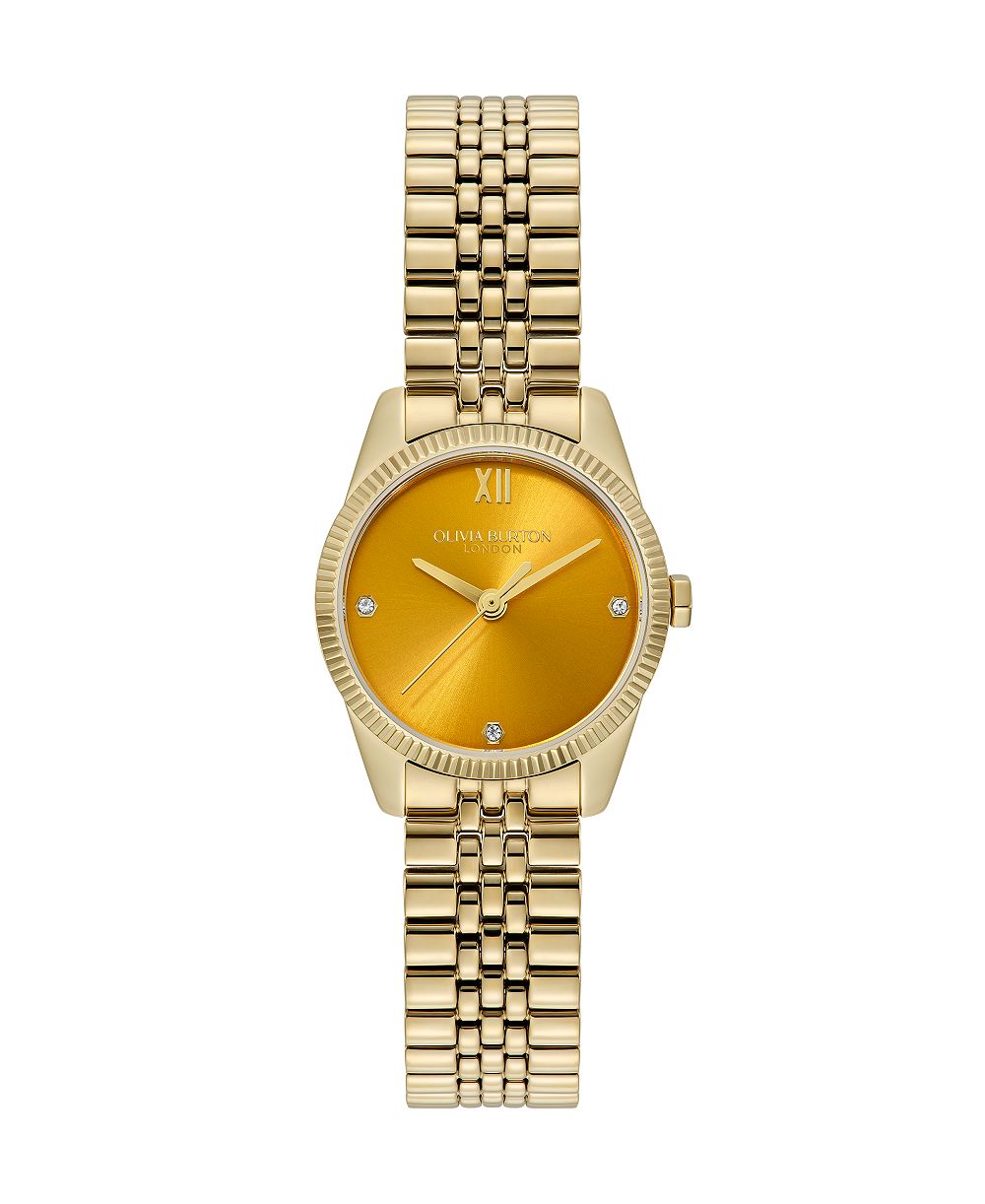 Женские наручные часы Olivia Burton Highbury Gold-Tone Stainless Steel 25mm
