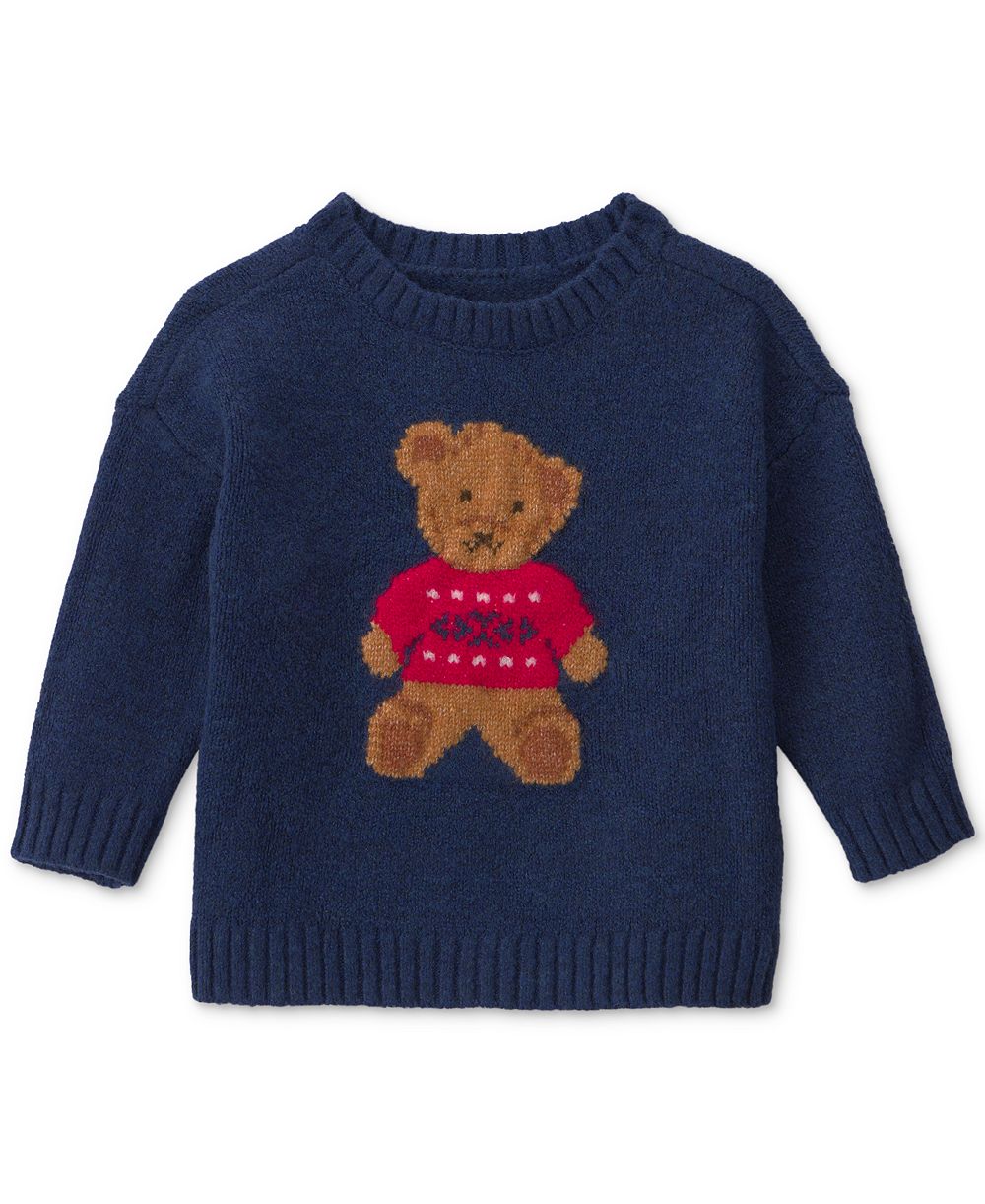 Osh Kosh джемпер с длинным рукавом и круглым вырезом Josh B'gosh для мальчиков-малышек