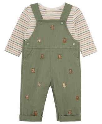 Детский комплект из футболки и комбинезона Little Me с медведями