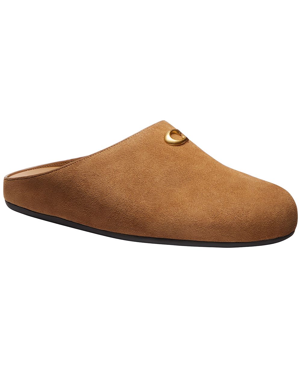 COACH Women's Sculpted C Soft Slip-On Mules