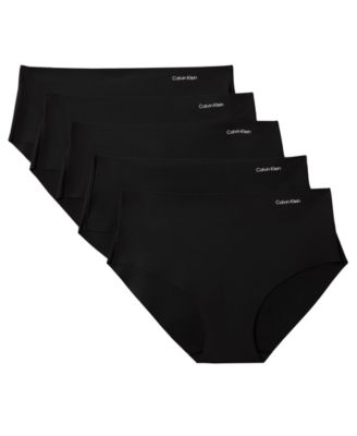 Calvin Klein бесшовные трусики-хипстер из микрофибры Invisibles, 5-Pack, QD5419