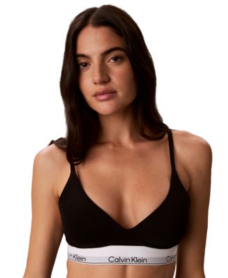 Calvin Klein Women's Icon Wireless Push-Up Stitch-Free Band Bralette, QF8992