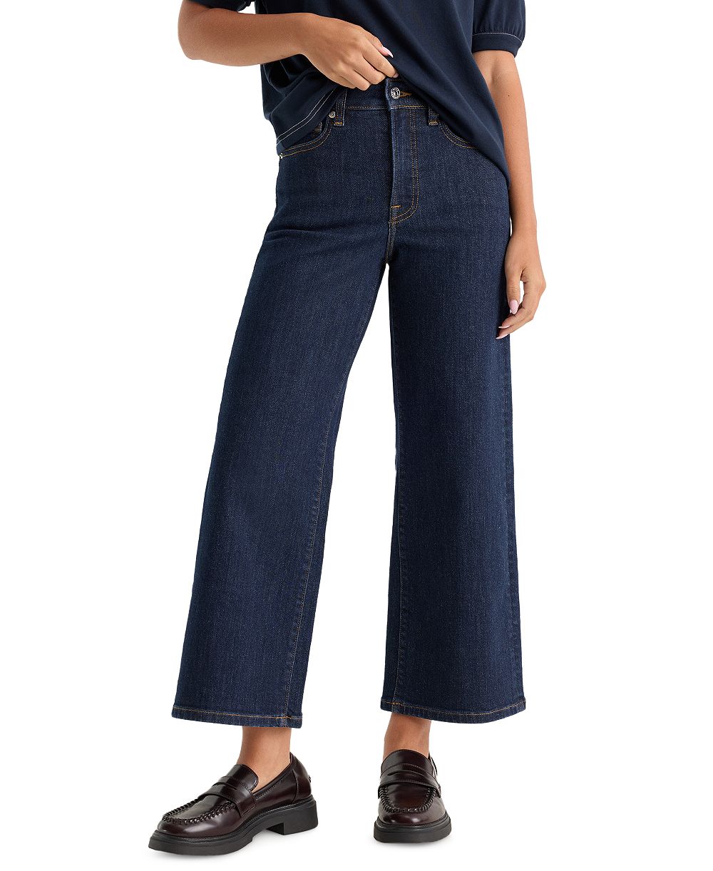 Женские джинсы Good American High-Rise Palazzo Crop