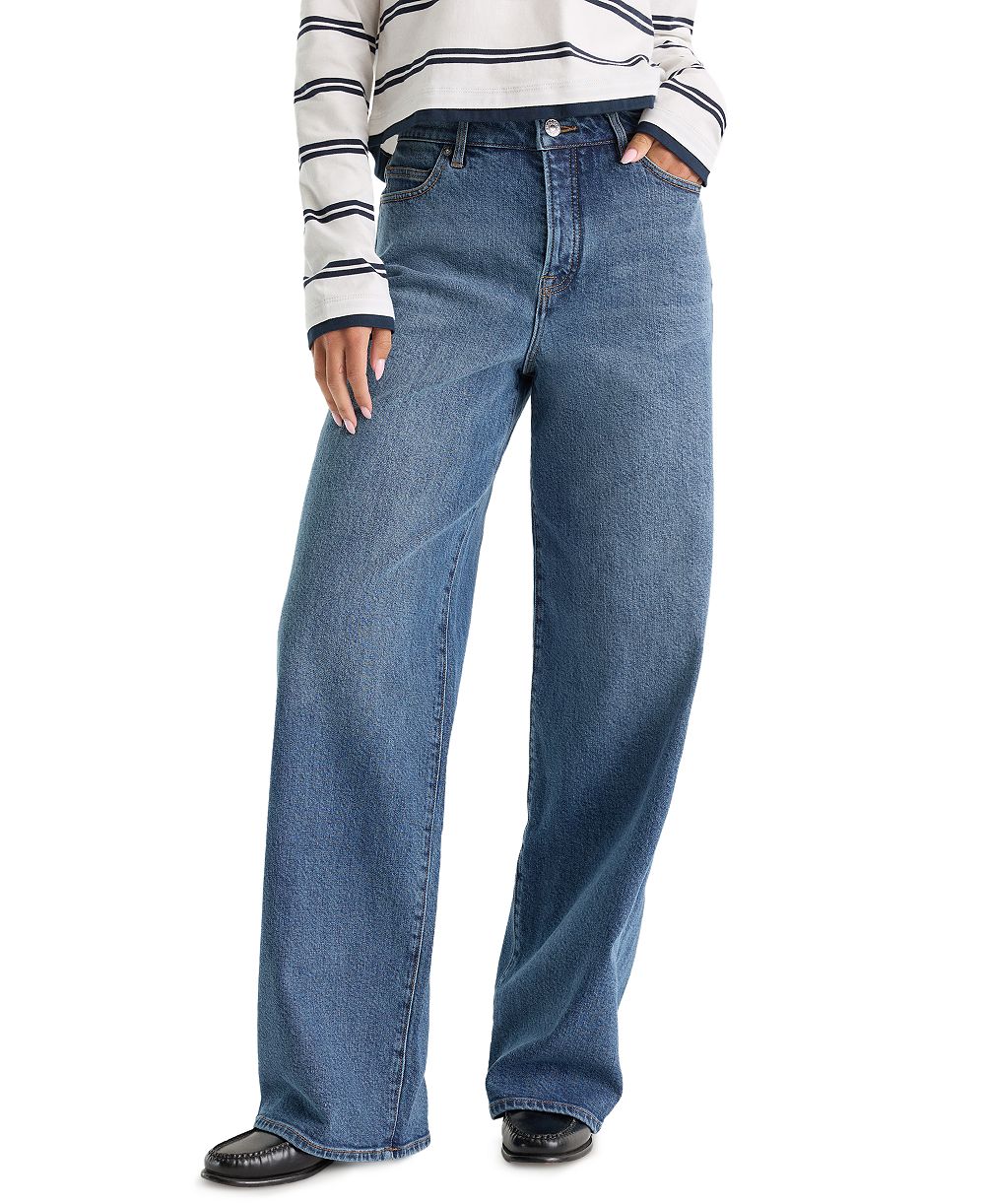 Good American Women's Vintage Wide Jeans