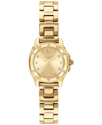 Женские часы COACH Kitt Gold-Tone Stainless Steel, 21mm