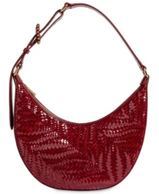 Sam Edelman маленькая плечевая сумка Charli Woven Crescent, регулируемая