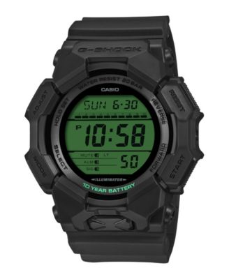 Мужские часы G-Shock Japanese Quartz Black Resin 51.9mm